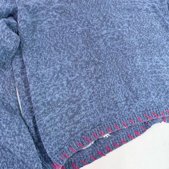 Heirloom Collectibles Sweater Womens XL Patriotic Heart Cardigan Patchwork USA* - Picture 8 of 9